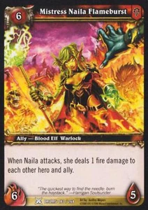 World of Warcraft TCG Mistress Naila Flameburst - Drums of War 183/268 - Picture 1 of 2