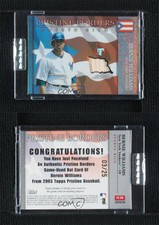 2003 Topps Pristine Pristine Borders Refractor /25 Bernie Williams #PB-BW