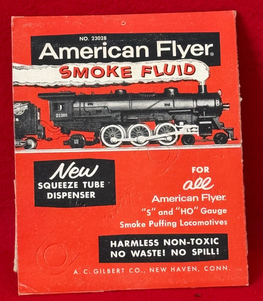 TARJETA DE EXHIBICIÓN DE LÍQUIDO DE HUMO DE DISTRIBUIDOR AMERICAN FLYER 23028 - NO INDEPENDIENTE Foto 1 de 1