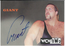 1998 Topps WCW/NWO The Giant Big Show Autograph Card