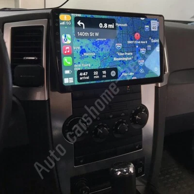 CarPlay Car Radio Stereo 10.1" For 2005 2006-2009 2010 2011 Jeep Grand Cherokee Foto 1 de 4