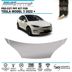 Película de protección contra arañazos con chip de piedra capó para Tesla Model X 22 - Imagen 1 de 4