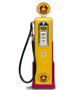 Digital Gas Pump Dixie Yellow Yatming 98721 1/18 Scale Model for Diecast Cars