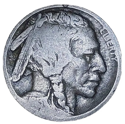 1913-S Type 2 Buffalo Nickel 5 Cents ~ Rare Key-Date ~ G-VG Details Cover