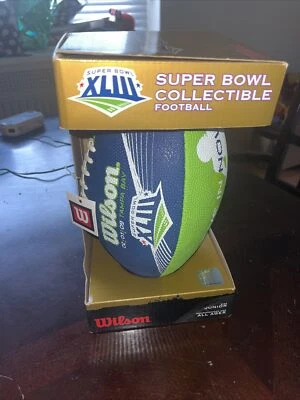 Balón de fútbol americano Wilson Super Bowl XLIII coleccionable junior Tampa Bay nuevo en caja Foto 1 de 4