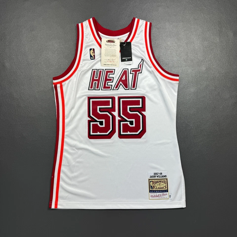 Camiseta deportiva 100 % auténtica Jason Williams Mitchell & Ness 07 08 Heat talla 40 M para hombre Foto 1 de 4