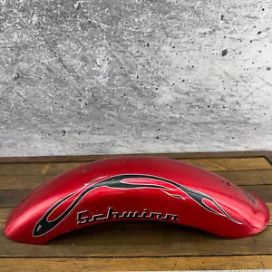 Schwinn Stingray OCC Chopper Rear Fender Red Vintage Orange County Flames A6 - Picture 1 of 10