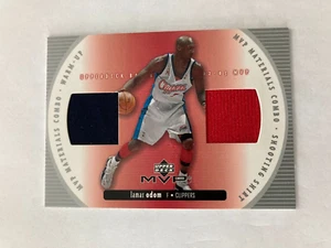 2002-03 Upper Deck MVP Materials Combo #LO-C Lamar Odom Clippers - Picture 1 of 2