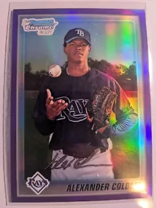 2010 Bowman Chrome Prospects Baseball lila Ref /999 #BCP43 Alexander Colome - Bild 1 von 3