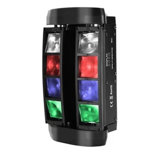 120W 8 LEDs Spider Moving Head Stage Lighting Beam DMX Disco Party DJ Light RGBW - Picture 1 of 6