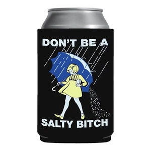 Funny Beer Coozie Don't be a salty B*tch College White elephant Party gift favor - Picture 1 of 3