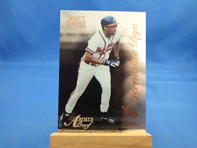 Jermaine Dye Select Certified Edition 1996 RC Rookie Artist's Proof - Image 1 of 2