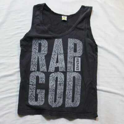 Camiseta sin mangas Eminem Rap God 2013 Marshall Mathers LP 2 álbum era lírica camiseta sin mangas M Foto 1 de 4