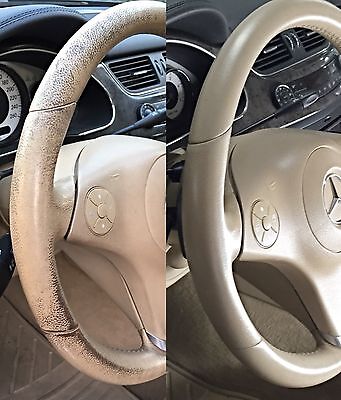 Kit Ripristina Colore Volante Pelle Mercedes CLS Interni Beige Cashmere C219 • 29.99€