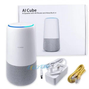 UNLOCKED HUAWEI AI Cube B900-230 300Mbps 4G/LTE WIFI ROUTER + SPEAKER + ALEXA - Picture 1 of 7