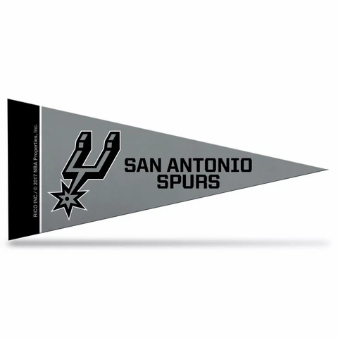 San Antonio Spurs Package of 2 Felt Pennants. 9" x 4"   #903 Cover