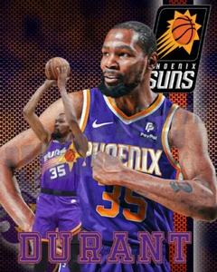 Phoenix Suns Lithographie Druck von Kevin Durant 2023 - Bild 1 von 1