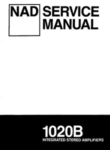 Service manual for NAD 1020 B - Picture 1 of 1