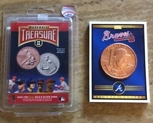 Ronald Acuna Jr 2019 Baseball Treasure II Coin Card Atlanta Braves - Picture 1 of 3
