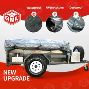 PVC Travel Covers For Camper Trailer Tent, Fit For Approx. 2.3x1.75(M) Bed Base. - Picture 1 of 12