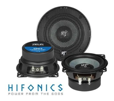 Haut-parleur de milieu de gamme HIFONICS ZSW4 10 cm (4") Kickbass bas woofer - Photo 1/4