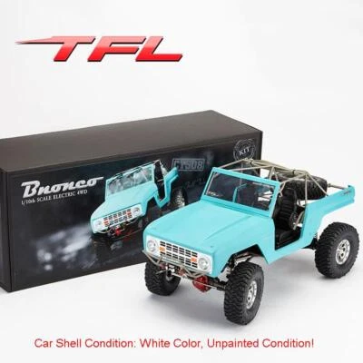 1/10 Scale TFL RC SCX10  Crawler NOT Painting Shell Metal Chassis Model Cars 4WD - Image 1 of 4