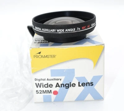 Objetivo auxiliar gran angular Canon WD-58 .7X 58mm diámetro Foto 1 de 4