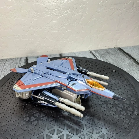 Hasbro Transformers Movie 2007 Thundercracker Voyager 7" Figure Blue Jet, (Read) Cover