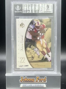 1999 SP Authentic Terry Jackson Future Watch Rookie #1327/1999 49ers #129 BGS 9 - Picture 1 of 2