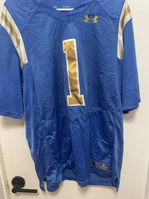 UCLA Under Armour Jersey Mens X-Large Blue Football #1 Champions Made Here NCAA - Image 1 of 4
