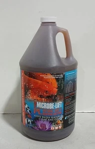 Microbe Lift PL 1 Gallon Koi Pond Beneficial Bacteria Clarifier 10PLG4 USA Made  - Picture 1 of 17