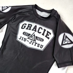 Brazilian Jiu-Jitsu Gracie Fighter Youth T Shirt UFC MMA Pride Fighting 2 SIDED - Picture 1 of 7