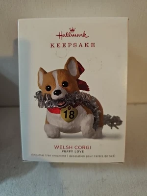 Halmark Keepsake Welsh Corgi 2018 NRFB - Imagem 1 de 2