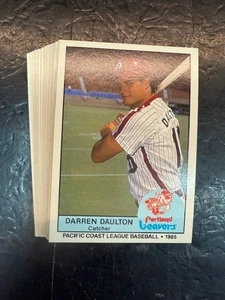 1985 Cramer PCL Portland Beavers MINOR LEAGUE SET Phillies DARREN DAULTON - Picture 1 of 1