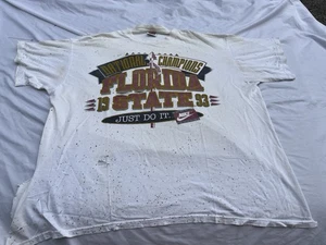 Vintage Florida State Seminoles FSU Shirt 1993 National Champions NIKE Thrashed - Bild 1 von 18