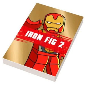 Iron Fig 2 Movie Cover (2x3 Tile) made using LEGO parts - B3 Customs - Picture 1 of 1