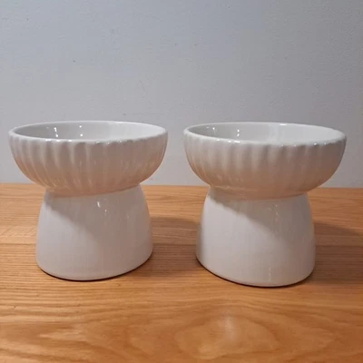 Whisker City Elevated Cat Bowls 4.5 Inch Tall 4.75 Inch Diameter Set of 2 Bowls - Image 1 of 4