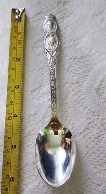VINTAGE 1939 KING GEORGE & QUEEN ELIZABETH USA VISIT TEASPOON/ TEA SPOON 🍵 - Image 1 of 4