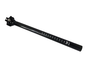 Seat Post 25.4x330mm Seatpost - Black Carbon Fiber. - Picture 1 of 4