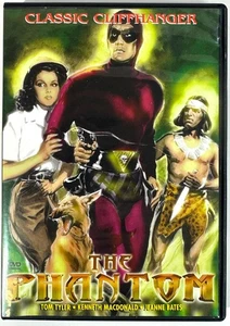 The Phantom DVD 1943 Tom Tyler Kenneth MacDonald Masked Hero Thriller Cliffhange - Picture 1 of 4
