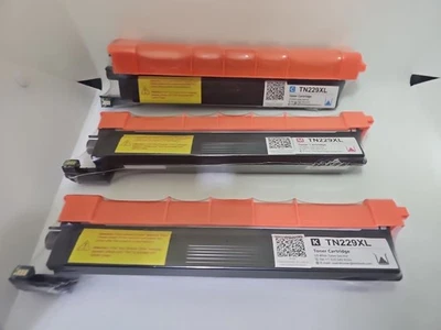 3 Pack TN229XL Toner HIgh Yield For Brother MFC-L3780cdw HL- L3220cdw(K,C,M) - Image 1 of 2