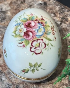 Hammersley Ei Schmuckschatulle Blumenmuster kein China England Millington Sprays - Bild 1 von 8
