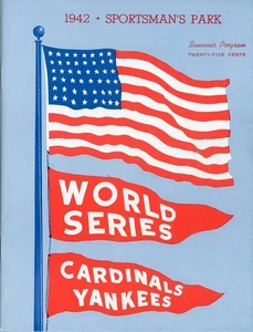 1942 World Series Reproduction Program - Picture 1 of 1
