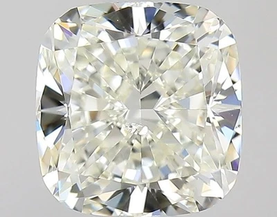 Loose Cushion Brilliant Cut GIA Certified Natural L/SI Clarity Diamond 0.53 Ct - Image 1 of 4