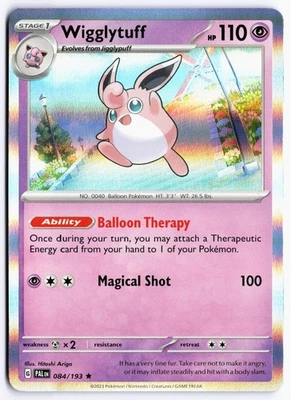 Wigglytuff Rare SV02: Paldea Evolved 084/193 NM - Image 1 of 2