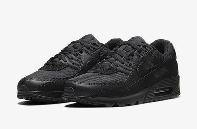 Nike Air Max 90 Sneaker Schuhe Herren Sportschuhe Laufschuhe Schwarz
