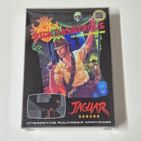 Rick Dangerous Original Atari Jaguar Clear Edition Console Game Protective Case