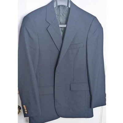 VTG Brooks Brothers Men's Navy Blue Blazer Jacket Gold Fleece Buttons Classic - Image 1 of 4