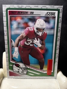 TREY BENSON 2025 Score Football SCORECARD Parallel sp #281 ARI Cardinals - Picture 1 of 3