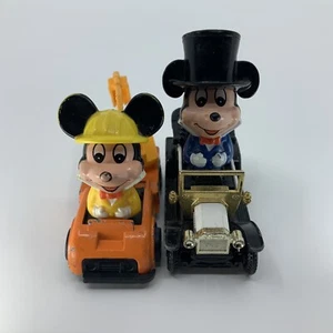 Lot of 2 Vintage Mickey Mouse Productions Diecast Cars PD-9 and PD-10 - Picture 1 of 7